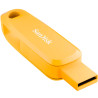 Pendrive SanDisk G46 Ultra Dual Phone USB-C/USB-A 64GB – Amarelo Daffodi SDDDC6