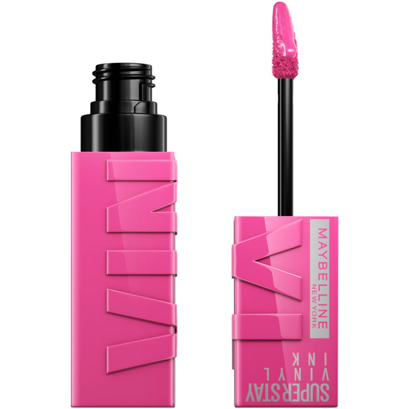 Labial Super Stay Vinyl Ink Maybelline Pink Edgy - Brillo