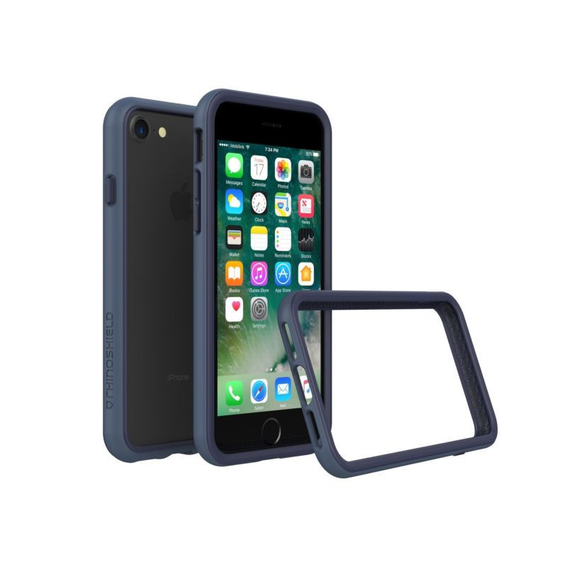 Capa RhinoShield iPhone 7/8 CrashGuard Bumper Case Azul Escuro CGB0105416