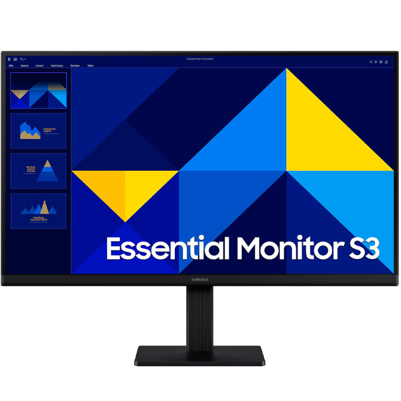 Monitor Samsung S3 S30GB Essential 27'' IPS 100hz 5ms Game Mode 1-VGA/1-HDMI - LS27D300GANXZA