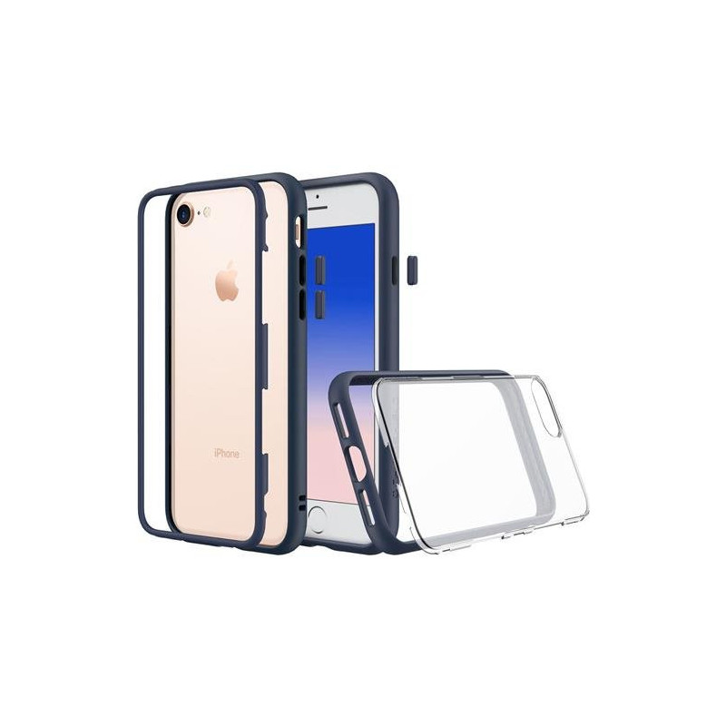 Capa RhinoShield iPhone 7/8 Mod Modular Case Azul Escuro 888543405304