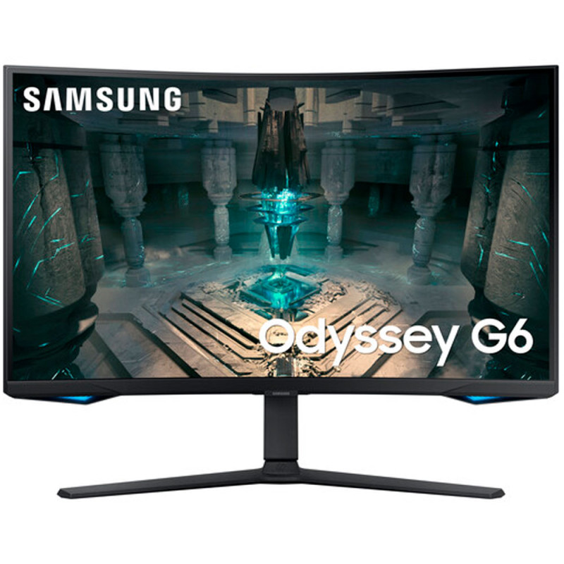 Monitor Curvo Samsung Odyssey G6 32'' QHD 1000R 4K 240Hz 1Ms Wi-Fi 5 2-HDMI - LS32BG652ENXGO