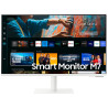 Monitor Smart Samsung M7 M70C 32'' 4K HDR10 4Ms Wi-Fi 5 Bluetooth 1-HDMI/1-USB-C Branco - LS32CM701UNXZA