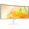 Monitor Curvo Samsung S3 S65TC 34'' ViewFinity 1000R 4K 100Hz 5ms 1-HDMI - Branco
