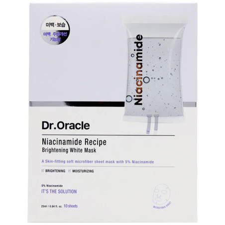 Máscara Dr. Oracle Niacinamide Recipe Brightening White Mask