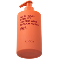 Sabonete Líquido Kuoca Wild Peach Squeeze Topped With French