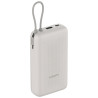 Carregador Portátil Xiaomi Power Bank 20000 mAh 33W USB-A/ USB-C (Cabo Integrado) Branco - 57865-BHR8851GL-PB2030MI