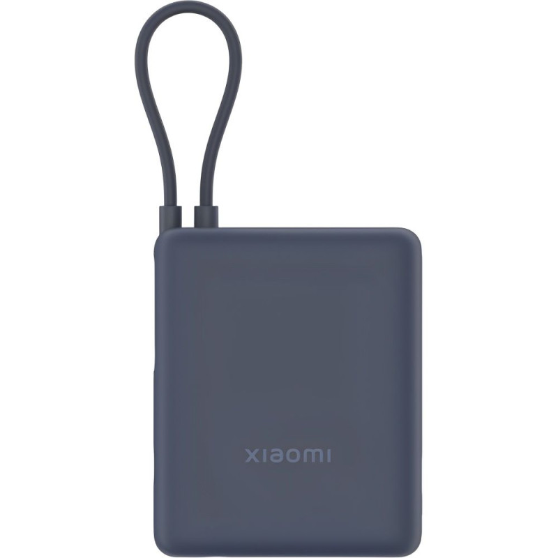 Carregador Portátil Xiaomi Power Bank 10000 mAh 33W USB/USB-C (Cabo Integrado) Azul - 59610-BHR9341GL-PB1033MI