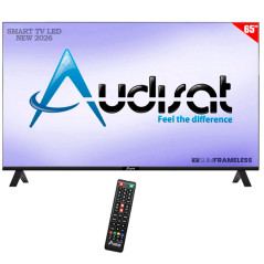 Smart TV Audisat AD-40 2026 65″ Ultra HD+Conversor Android