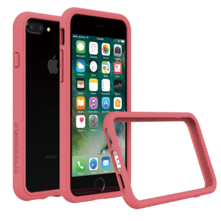 Capa RhinoShield iPhone 7/8 Plus PlayProof Protective Case Rosa Transparente PPA0105545