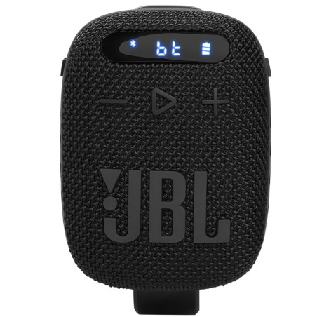 Speaker JBL Wind 3 Bike com Suporte Para Guidão FM Bluetooth Preto – JBLWIND3AM