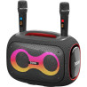 Speaker Joog Pair 1000 com 2 Microfone 130W IPX6 TWS Cinza + Tripé HS-01