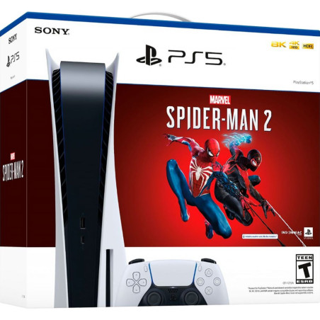 Console Sony PlayStation 5 825GB SSD 8K CFI-1215A Disco Spider Man 2