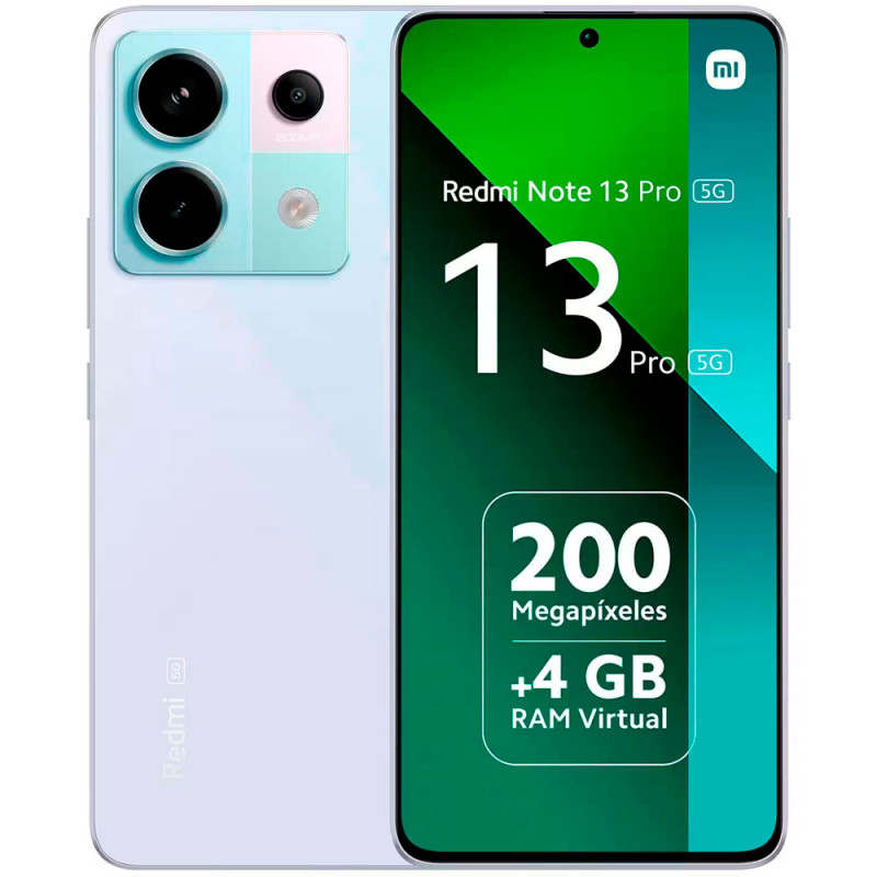 Smartphone Xiaomi Redmi Note 13 Pro 5G Dual SIM 12GB+512GB 6.67″ - Purple SFTCH BR