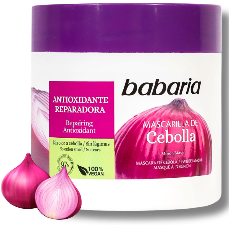 Máscara de Cebola Babaria Antioxidante Reparadora