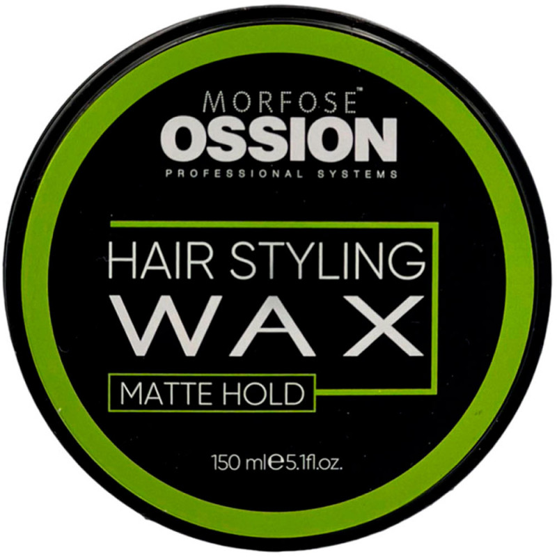 Cera Capilar Morfose Ossion Ossion Hair Styling Wax Matte Hold 150ML