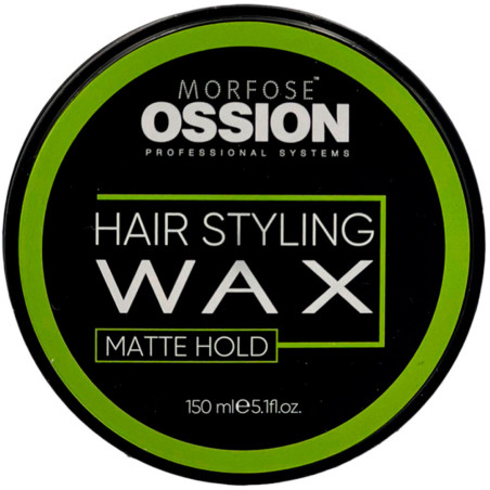 Cera Capilar Morfose Ossion Ossion Hair Styling Wax Matte Hold 150ML