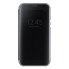 Samsung Clear View Cover for Galaxy A7 (2017) – Black