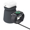 Carregador Wireless Belkin WIZ020VFH36 2-IN-1 15W Magsafe Stand iPhone-Watch - Preto