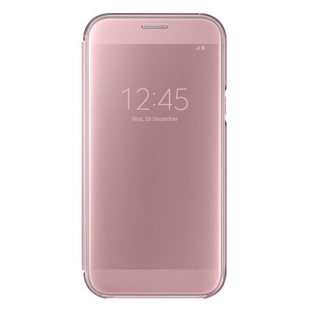 Funda Samsung Clear View Cover Galaxy A7 (2017) - Rosa