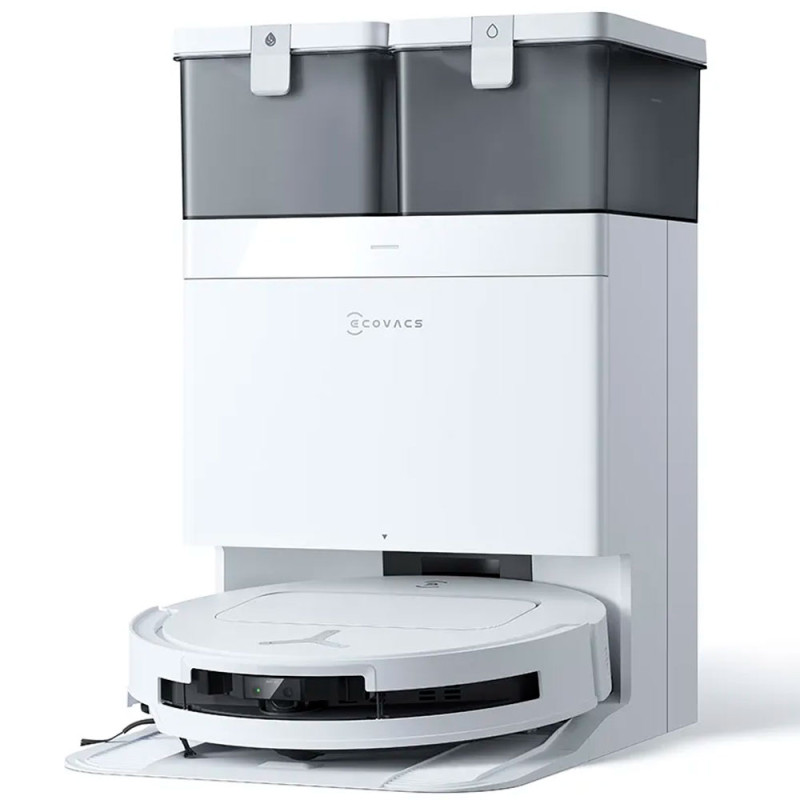 Robô de Limpeza Ecovacs Vacuum T50 Pro Omni Branco PYL - DDX67