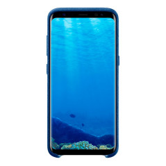 Capa Samsung para Galaxy S8 Alcântara Cover - Azul...