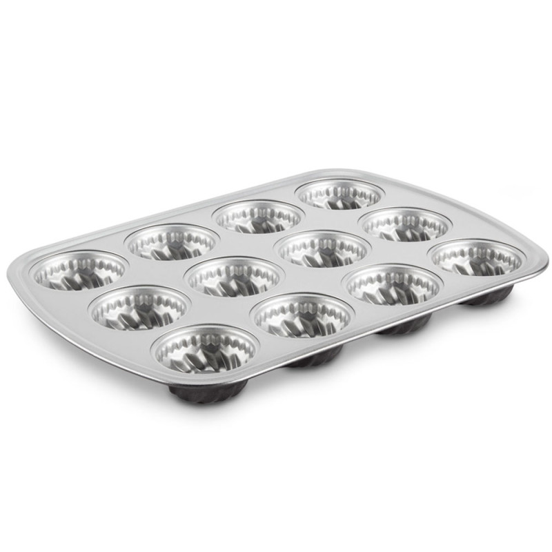 Forma Assadeira Antiaderente Cuisinart AMB-12MBNT Classic Mini Bolo Bundt 12 Xicaras