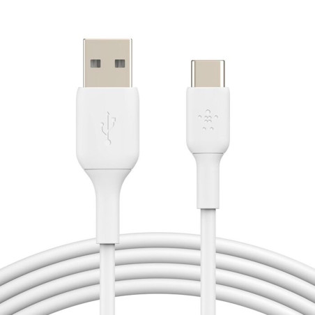 Cabo Belkin BoostCharge 1.0M USB-A/USB-C Branco - CAB001BT1MWH
