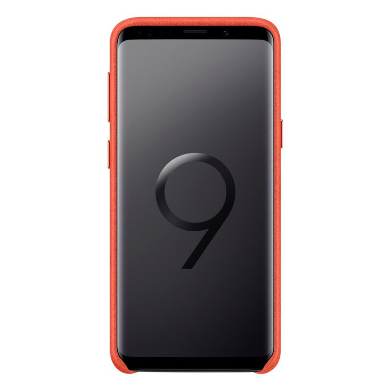 Capa Samsung para Galaxy S9 Alcântara Cover - Vermelha EF-XG960AREGWW