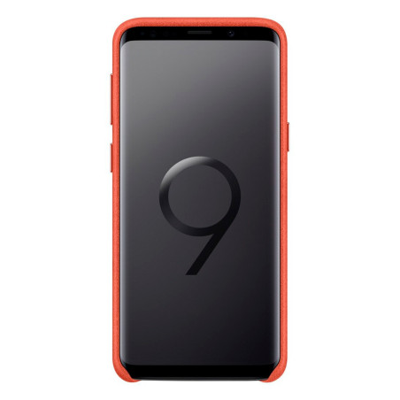 Capa Samsung para Galaxy S9 Alcântara Cover - Vermelha EF-XG960AREGWW