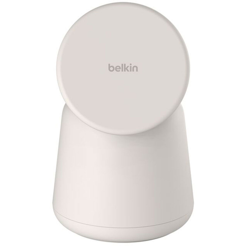 Carregador Wireless Belkin WIZ020vfH37 2-IN-1 15W Magsafe Stand iPhone-Watch - Branco