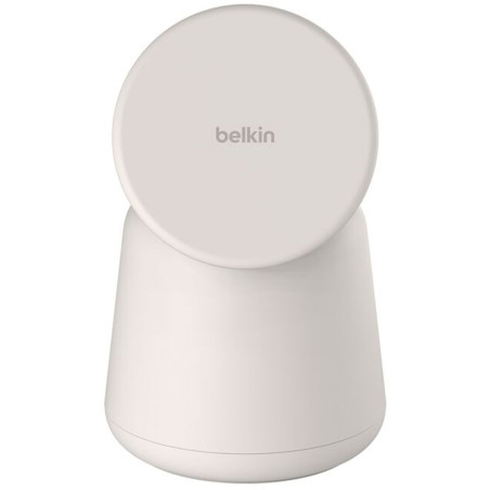 Carregador Wireless Belkin WIZ020vfH37 2-IN-1 15W Magsafe Stand iPhone-Watch - Branco