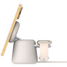 Carregador Wireless Belkin WIZ020vfH37 2-IN-1 15W Magsafe Stand iPhone-Watch - Branco