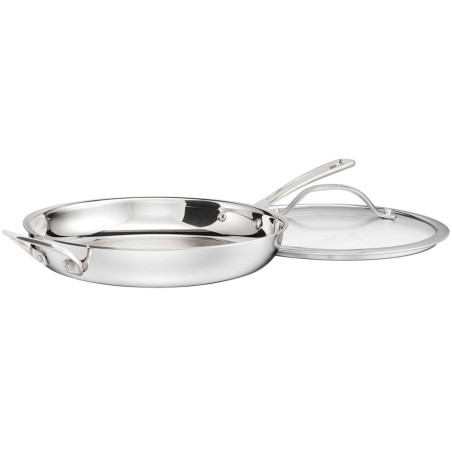 Frigideira Cuisinart PCT22-30HC Pureclad Profissional Inox com Tampa 30CM