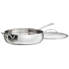 Frigideira Cuisinart PCT33-30H Pureclad Profissional Inox com Tampa 5L