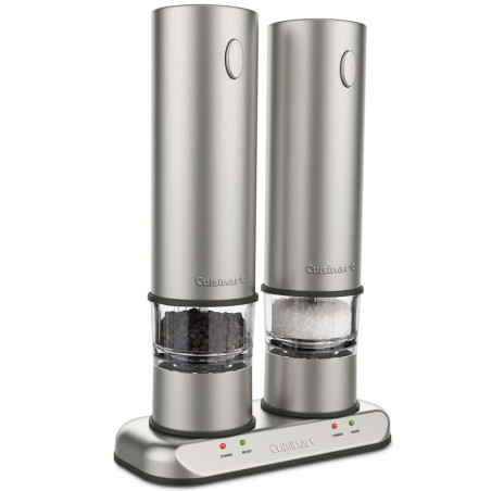 Kit Moedor de Temperos Elétrico Cuisinart SP-4 Recarregável Bivolt Inox