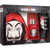 Kit Perfume La Casa De Papel EDT 100ML+SG 150ML+Toilete Bag