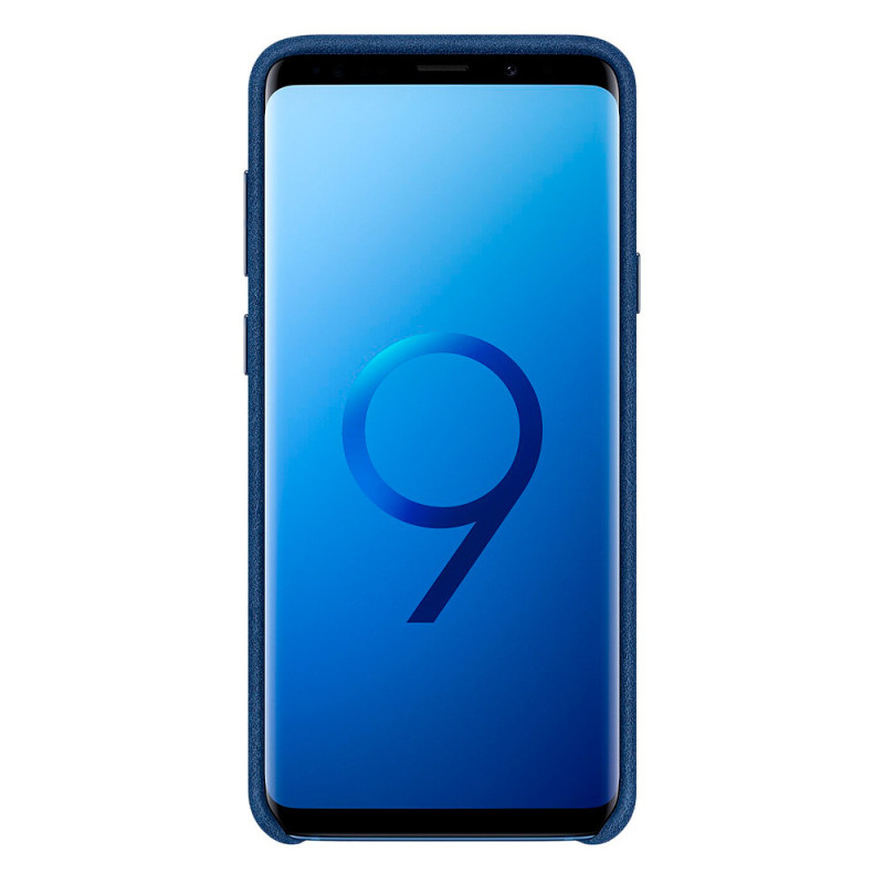 Capa Samsung para Galaxy S9+ Alcântara Cover - Azul EF-XG965ALEGWW