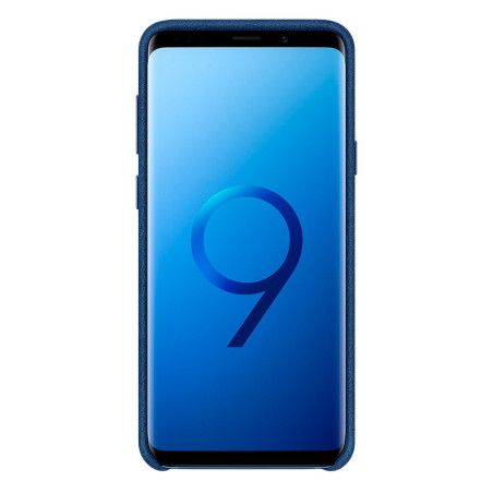 Capa Samsung para Galaxy S9+ Alcântara Cover - Azul EF-XG965ALEGWW
