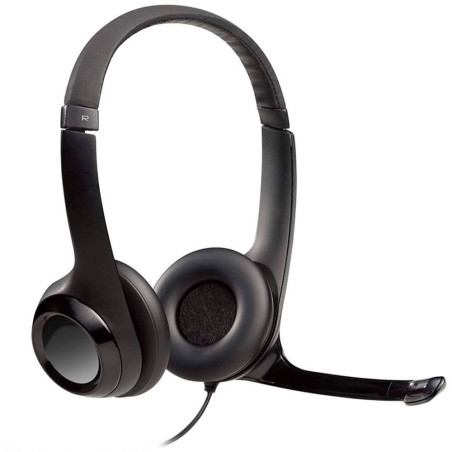 Headset Logitech H390 981-000014 USB - Preto