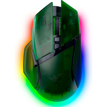Mouse Gamer Sem Fio Razer Basilisk V3 Pro 35K Phantom Green Nasa - RZ01-05240300-R3U1