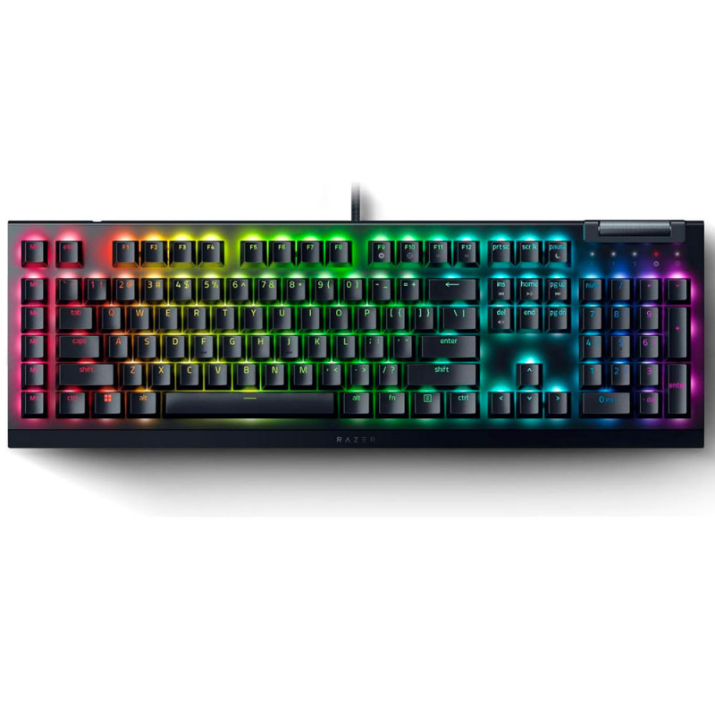 Teclado Gamer Razer USB Blackwidow V4 X (Yellow) NASA - RZ03-04701900-R3U1