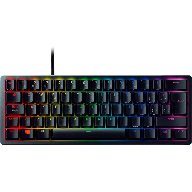 Teclado Gamer Razer Huntsman Mini (Linear Red) USB Espanhol - RZ03-03392100-R311