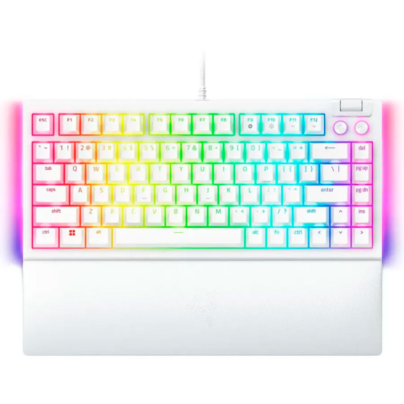 Teclado Gamer Razer Blackwidow V4 75% Hot-Swappable Mecánico Gaming Whi - RZ03-05001700-R3M1