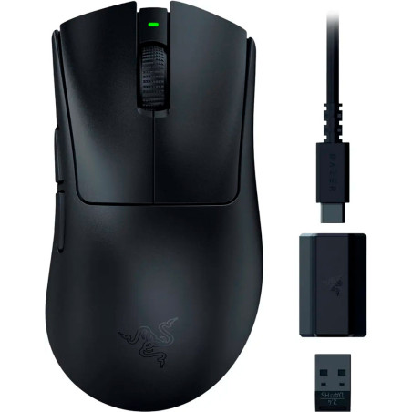 Mouse Gamer Sem Fio Razer Deathadder V3 Hyperspeed Wireless Esports Gaming NAS RZ01-05140100-R3U1