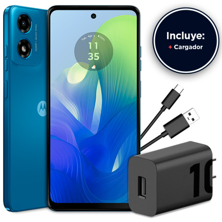 Smartphone Motorola Moto G04s XT2421-7 Dual SIM 4+4/256GB 6.56″ - Brilliant Blue