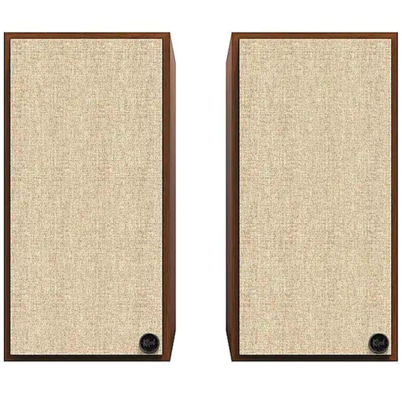 Caixa de Som Sem Fio Klipsch Bookshelf The Seven Acústicas 400W Woofers 6.5” (PAR) Walnut