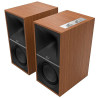 Caixa de Som Sem Fio Klipsch Bookshelf The Seven Acústicas 400W Woofers 6.5” (PAR) Walnut