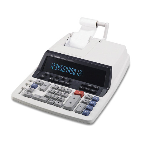Calculadora Com Impressora Sharp QS-2760H  12 Digitos 110V Branco