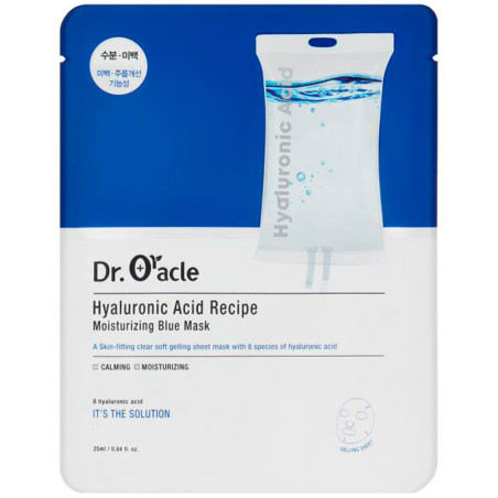 Máscara Dr. Oracle Hyaluronic Acid Recipe Moisturizing Blue Mask 25ML
